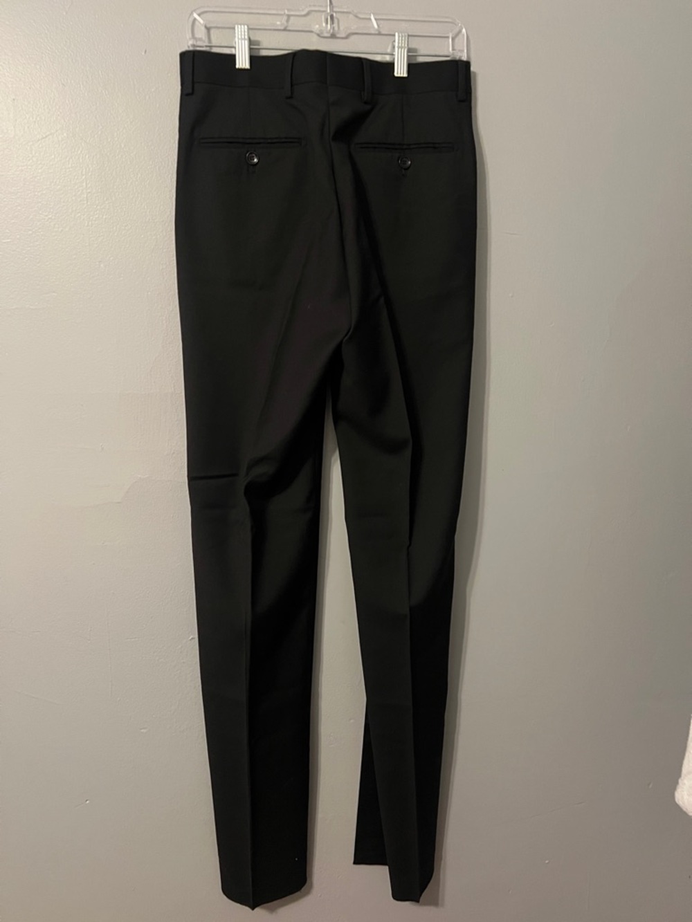 Slim Black Dress Pants for Men - Tailored Comfort - Picture 2 of 9